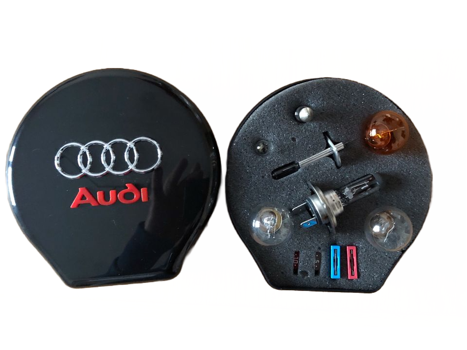 Kit lampade/fusibili da viaggio originale accessori Audi