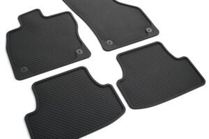 Set tappetini gomma nero originale accessori Seat Leon 5F (5F0061500041)