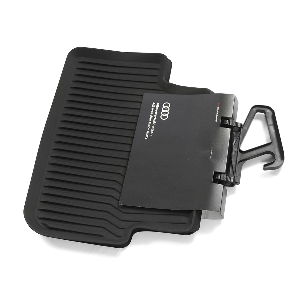 Set tappetini posteriori gomma nero originale Audi A1 GB 82A061511041