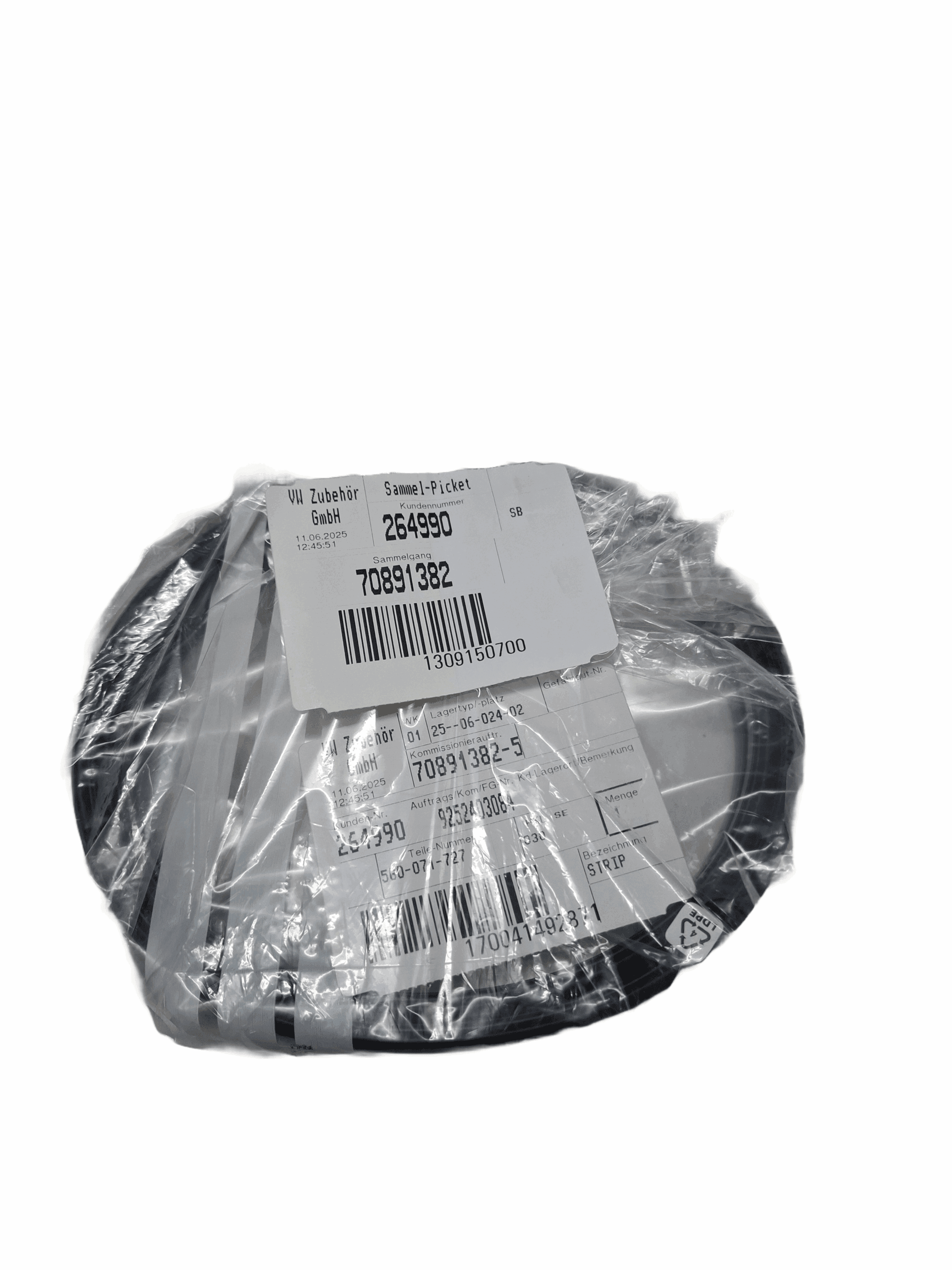 Profilatura 1x gomma portapacchi originale Volkswagen Golf 7/Passat B8 5G0071727 - immagine 2